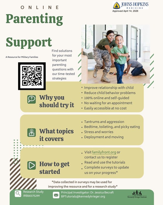 parenting support class hosted by John Hopkins Medicine