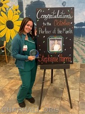 Stephanie Harris RN unit manager at Charlotte Hall Veterans Home 