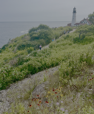 cliff walk along ocean