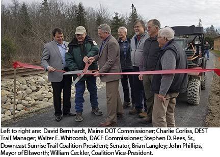 Down East Sunrise Trail Ribbon Cutting
