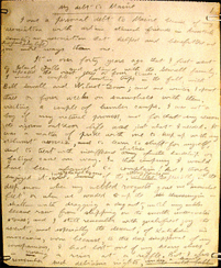 handwritten letter by Theodore Roosevelt