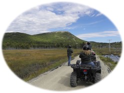 ATV riders on the Down East Sunrise Trail