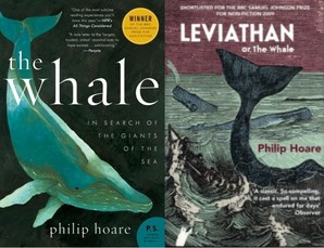 Covers of The Whale, also published as Leviathan, by Philip Hoare
