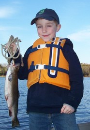 Boy with fish