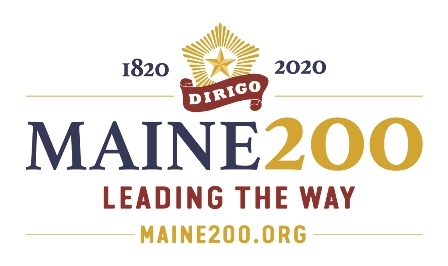Maine 200 logo for the 200th anniversary of Maine in 2020
