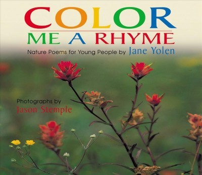 Book Cover of Color Me a Rhyme by Jane Yolen