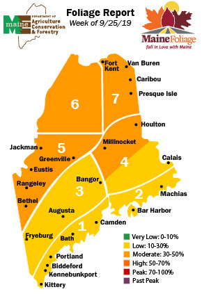 Maine Foliage Report 9/25/19