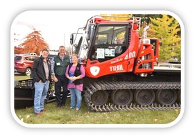 Groomer for snowmobile trails.