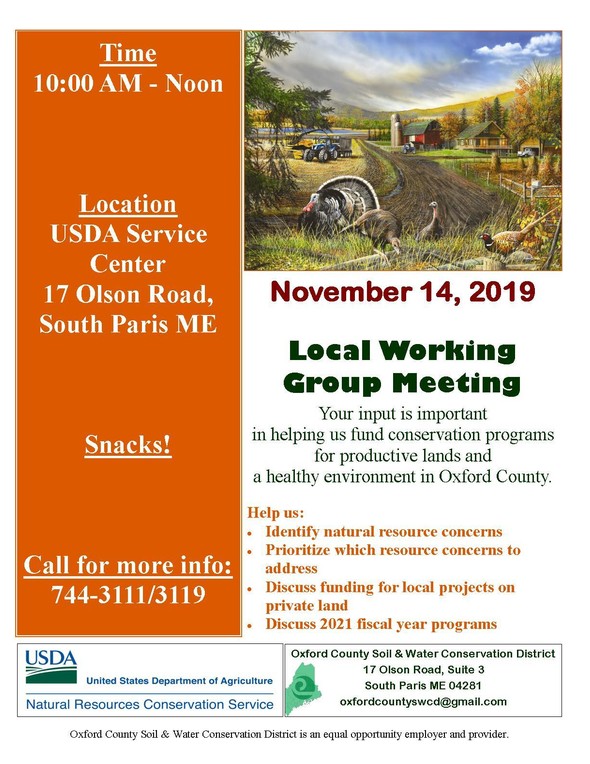 Oxford County Local Working Group Meeting