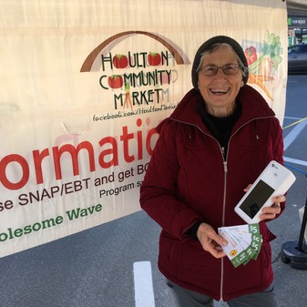 Marie Taft at Houlton Community Market