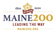Maine200 logo for the 2020 bicentennial year