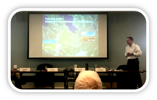 Andy Cutko at the Natural and Working Lands Group of the Maine Climate Council 