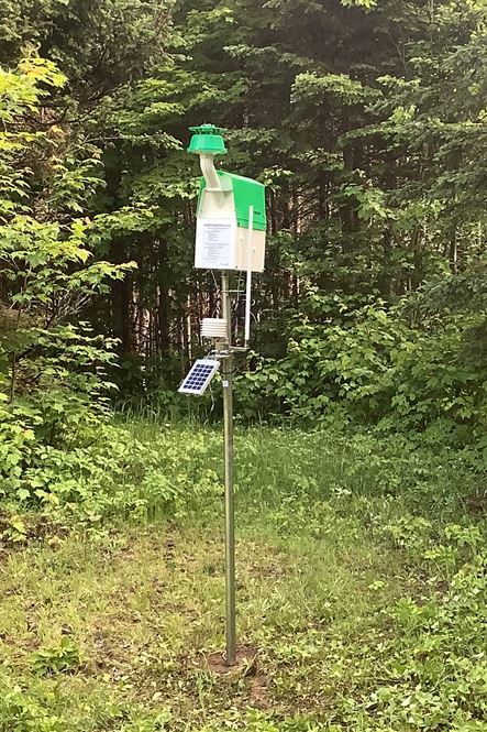 Automated trap for spruce budworm monitoring supplied by NR Canada