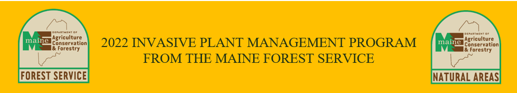 2022 INVASIVE PLANT MANAGEMENT PROGRAM FROM THE MAINE FOREST SERVICE
