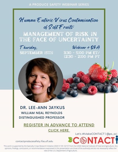 Produce Safety Webinar Poster