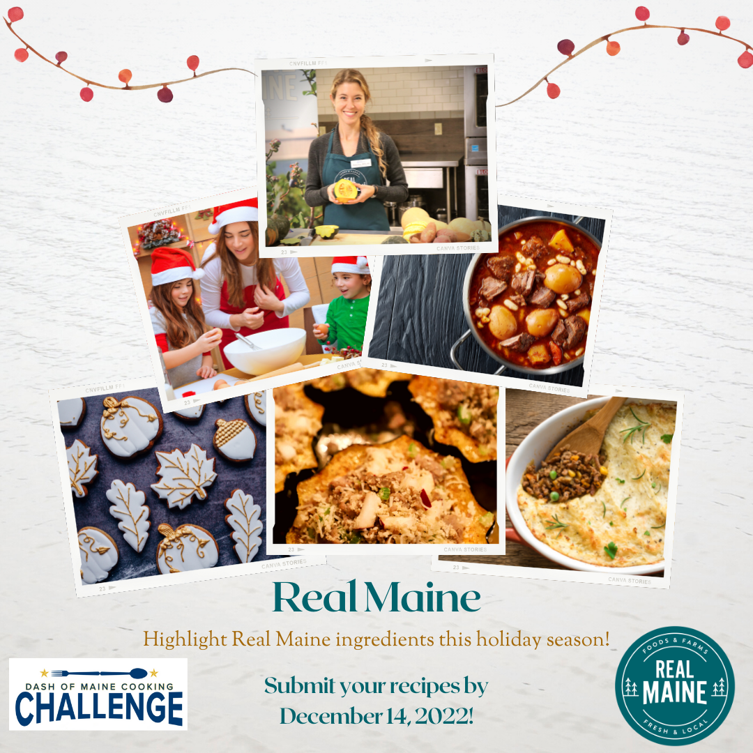 Real Maine Dash of Maine Cooking Challenge: Holiday Edition