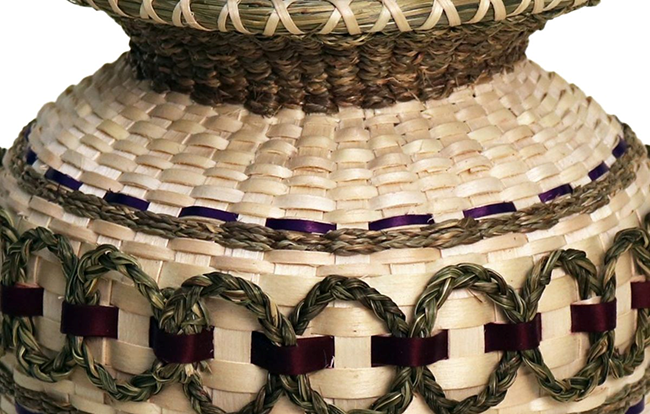 Basket image announcing the Wabanaki Winter Market on December 10 in Orono.