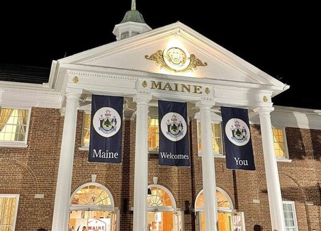 Image of Maine Building front at the Big E Fair