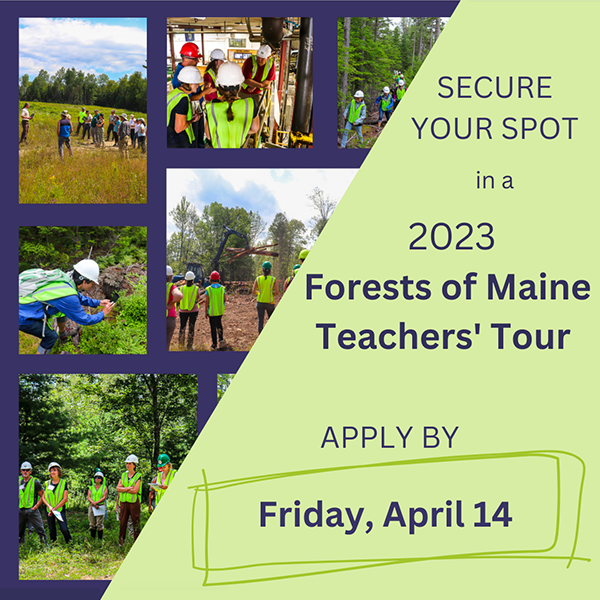 2023 Forests of Maine Teachers' Tours