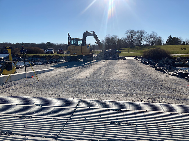 Renovations are underway to the boating facilities at Colonial Pemaquid State Historic Site.