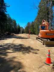 Booth renovation at Reid State Park. Photo taken on April 20, 2023.