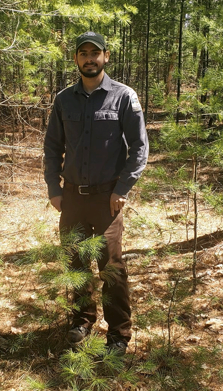 Jacob Pliskaner, Forester for the Eastern Region Public Lands.