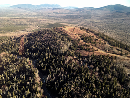 Aerial shot of Quill Hill by Joseph Anderson.