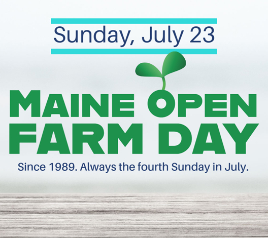 Maine Open Farm Day is Sunday, July, 23 2023