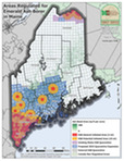 EAB Proposed Quarantine Map Expansion into central Maine