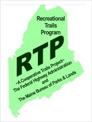 Recreational Trails Program logo for Maine.