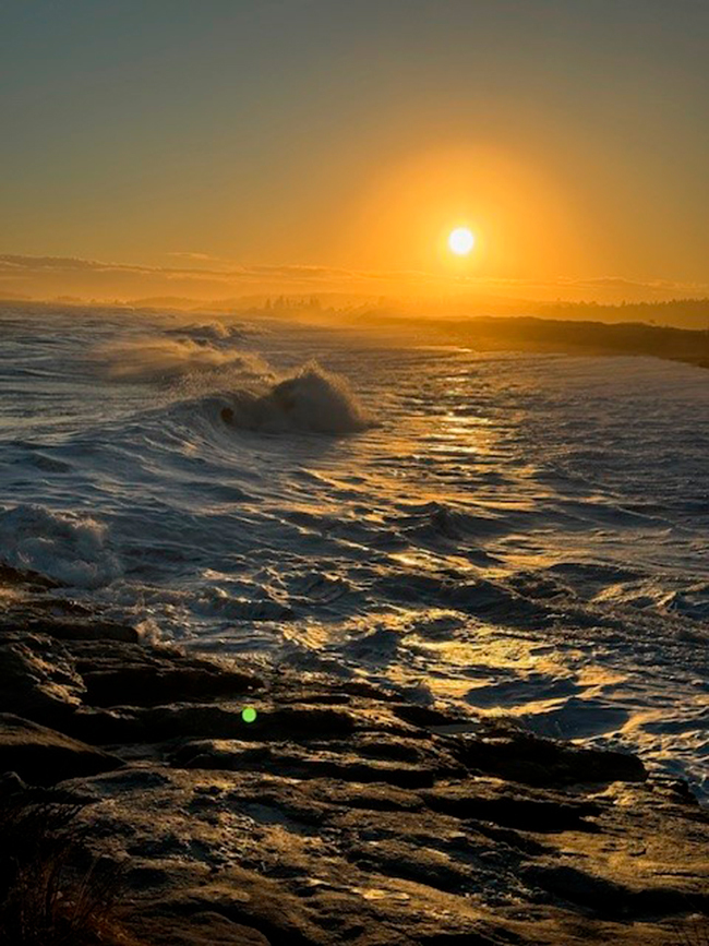 Reid Beach, Maine at sunrise. Photo by Samantha Wilkinson.