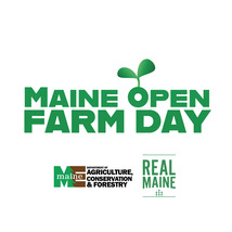 Maine DACF Real Maine Open Farm Day logos