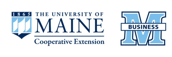 UMaine Business and Extension Logos
