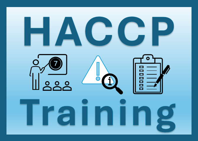 HACCP Training and decorative icons