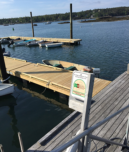 SW Harbor HMA funded project. Photo from the Submerged Lands Program.