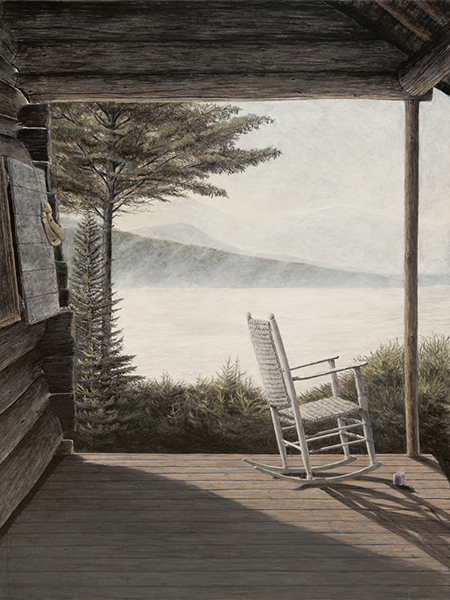 Daybreak by Nathan Allard. Egg tempera.