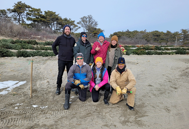 Dune restoration crew.