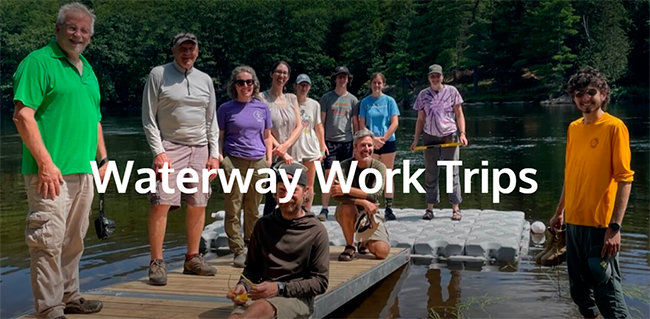 Waterway Work Trips in the Allagash with the Northern Forest Canoe Trail.