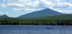 Mount Blue seen from Webb Lake.