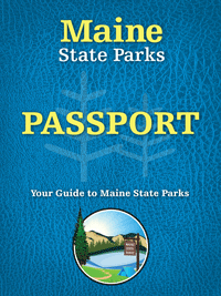 Maine State Park Passport booklet.