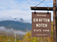 Entrance to Grafton Notch State Park