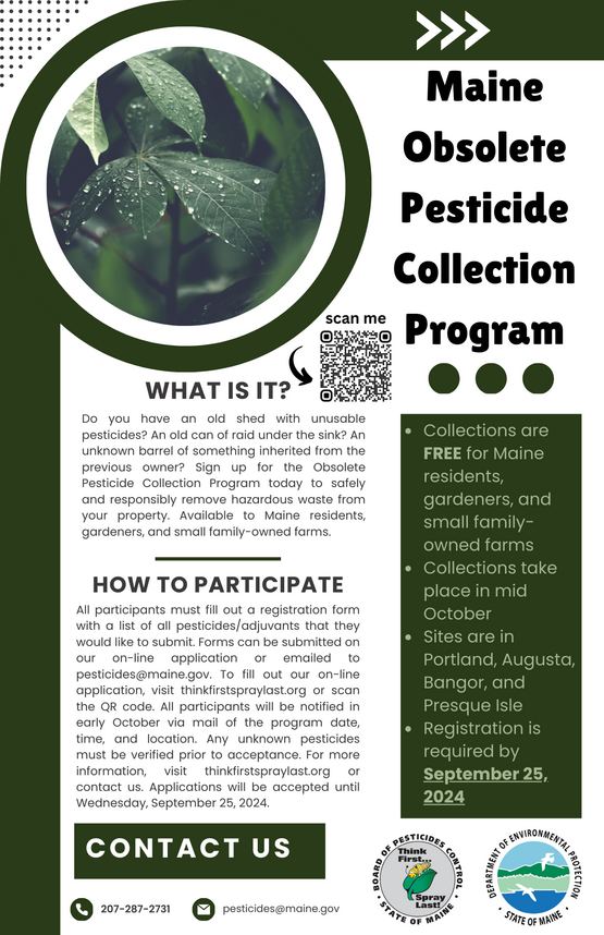 Obsolete Pesticide Program Flyer for 2024