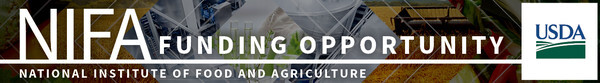 NIFA funding opportunity banner