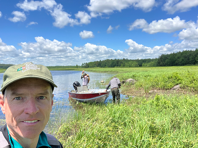 Wetlands along the East Machias River.