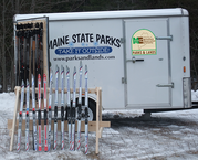 Maine State Parks Ski & Snowshoe Trailer.