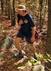 Alex Haukness, Assistant Team Leader, MCC, on trail.