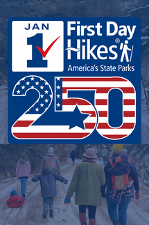 Maine State Parks First Day Hike logo