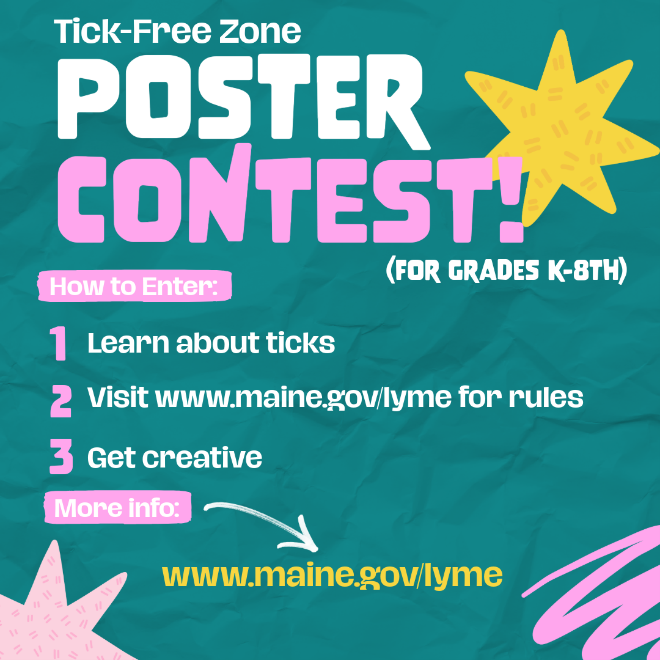 Maine CDC TIck Poster Contest