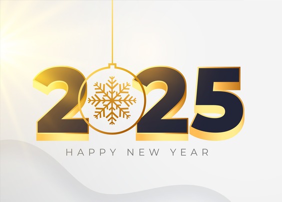 Happy New Year 2025 graphic