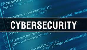 Text: Cybersecurity